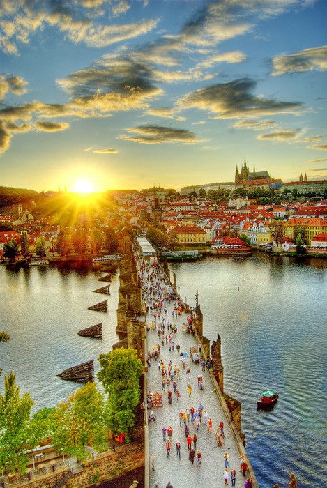 Photo:  Walking Bridge, Prague, Czech Republic